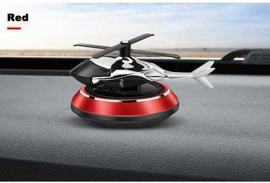 Solar Powered Helicopter For Interior Dashboard With Aroma Diffuser Oil